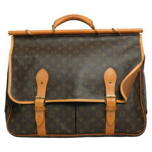 Louis Vuitton Sac Bag Canvas Handbag Travel Chasse Monogram brown